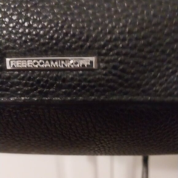 💗Rebecca Minkoff leather satchel, Crossbody Reagan Black, Dust Bag EXC💗 - Picture 6 of 9